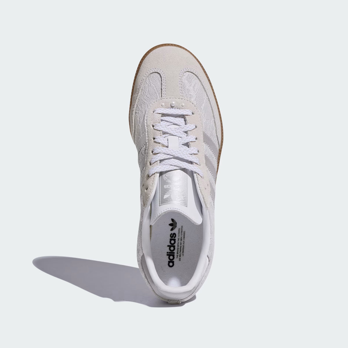 Samba OG W Shoes – White Lace & Gum