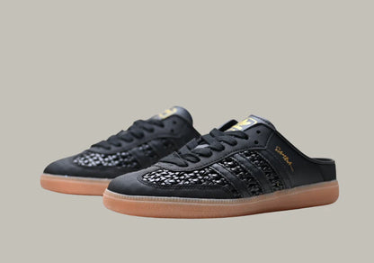 Samba Mule – Black/Gum