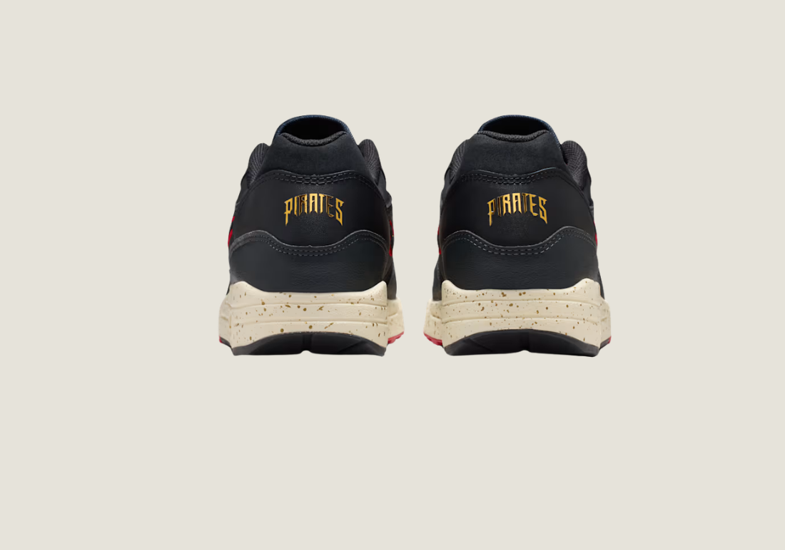 Air Max 1 "Pirates" Black/Coconut Milk/Gym Red