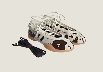 Taekwondo Mei Cow Print Brown / White