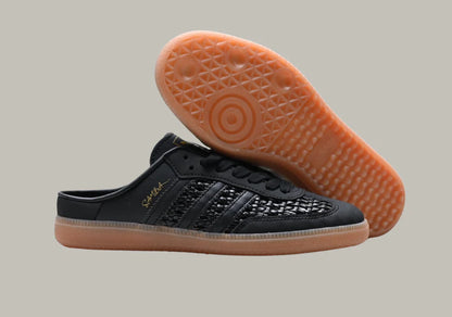 Samba Mule – Black/Gum