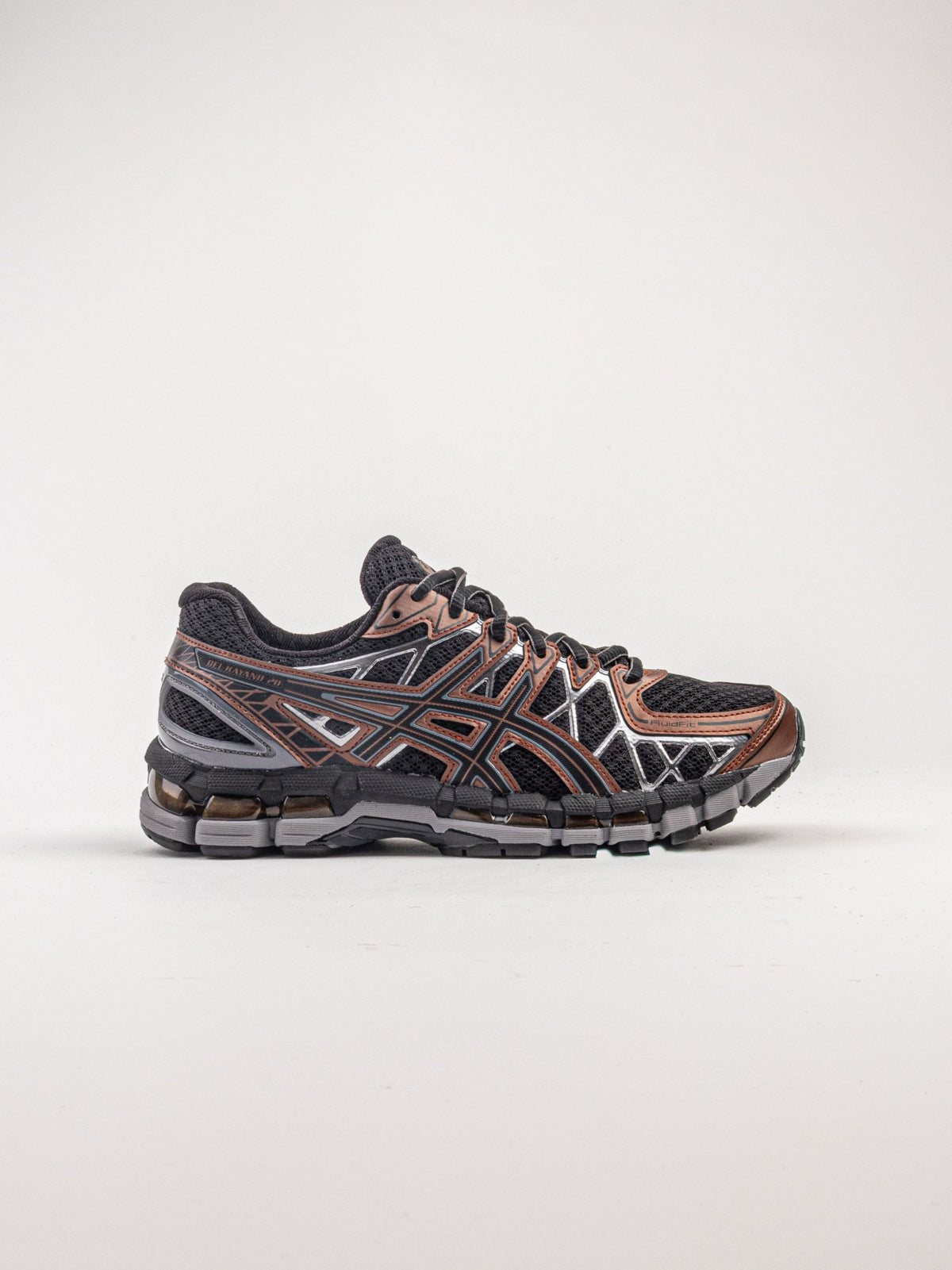 ASICS GEL-Kayano 20 – Black & Reddish Brown