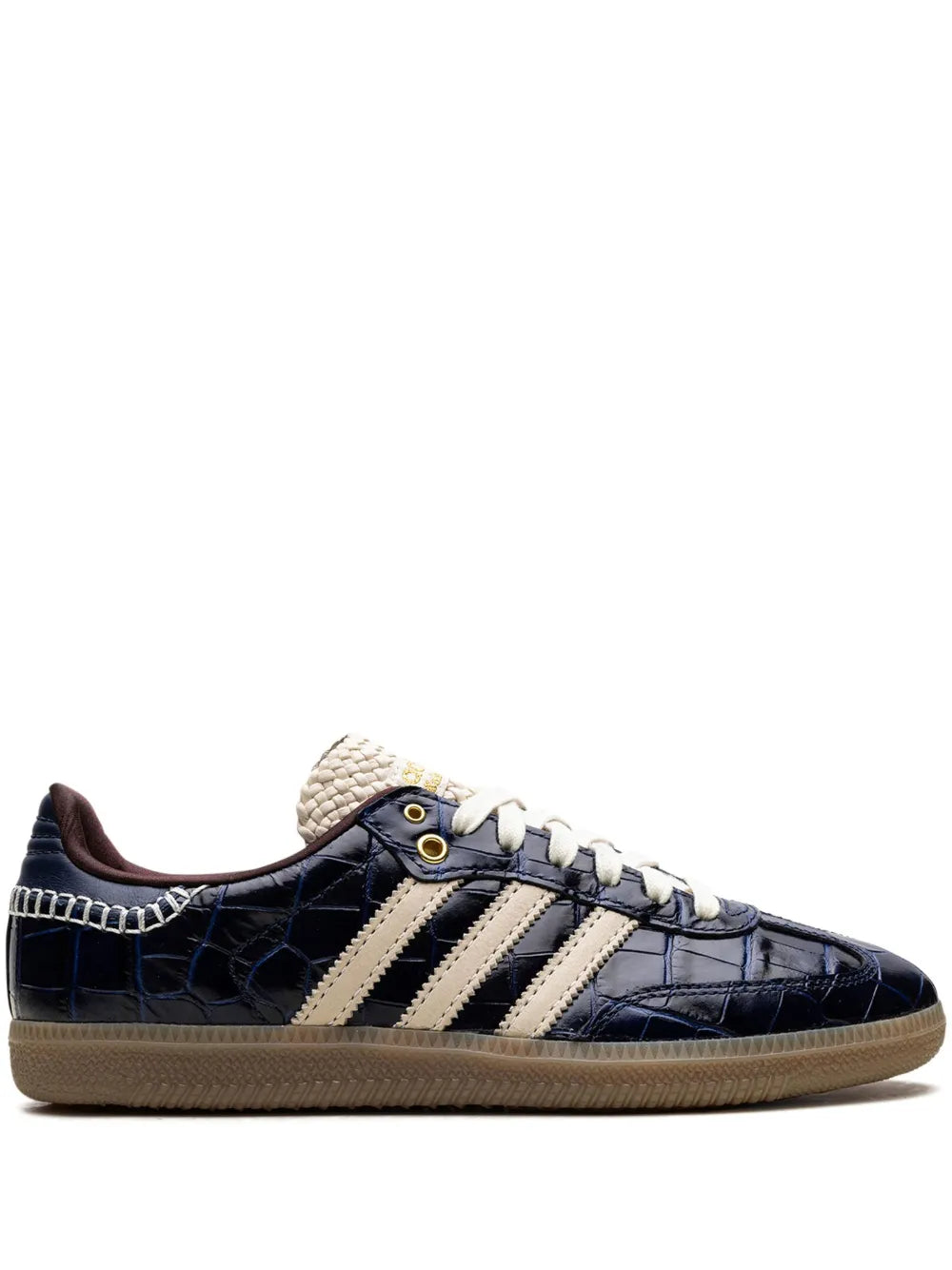 Samba Navy Croc-Embossed Heritage – Gum Sole Edition