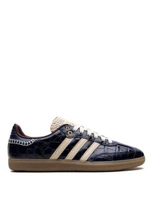 Samba Navy Croc-Embossed Heritage – Gum Sole Edition