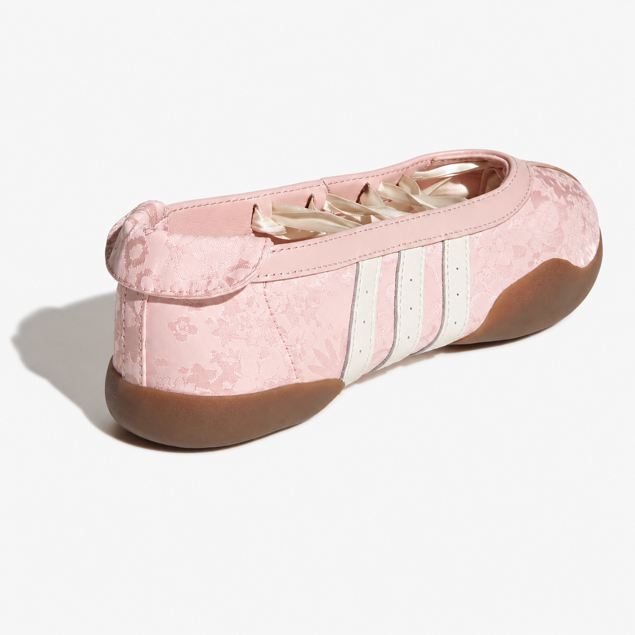 Taekwondo Mei Ballet soft pink floral-patterned