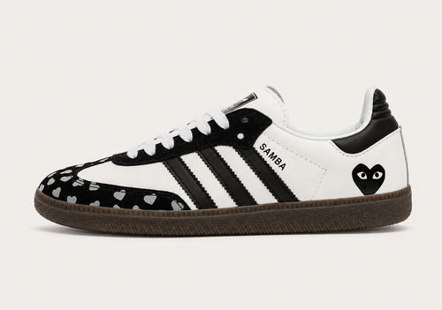 Samba X Cdg White/Black