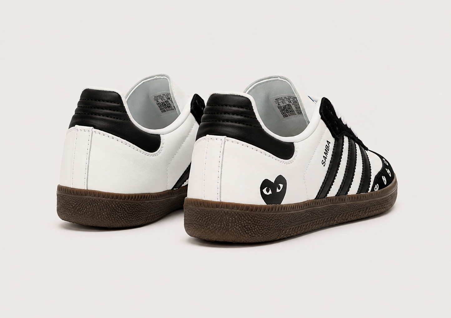 Samba X Cdg White/Black