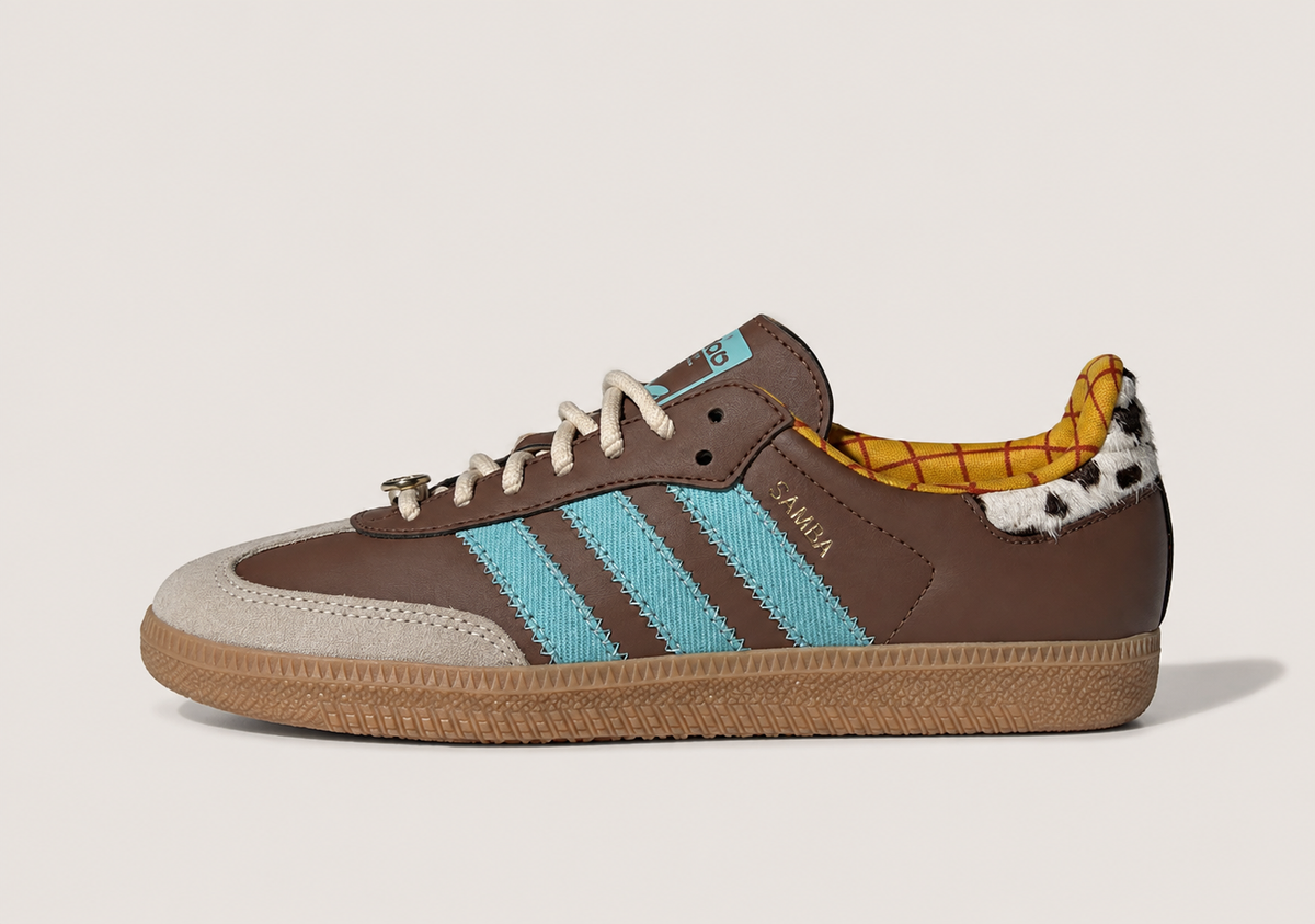 Toy Story Samba OG ‘Woody’ – Brown & Turquoise