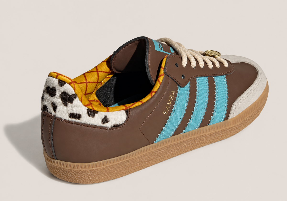 Toy Story Samba OG ‘Woody’ – Brown & Turquoise