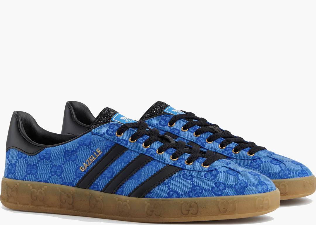 Gazelle Retro Monogram Blue Limited Edition