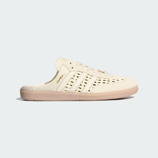 Samba Mule White Cream