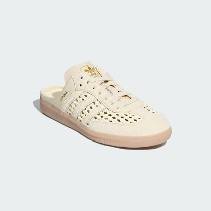 Samba Mule White Cream