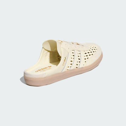 Samba Mule White Cream