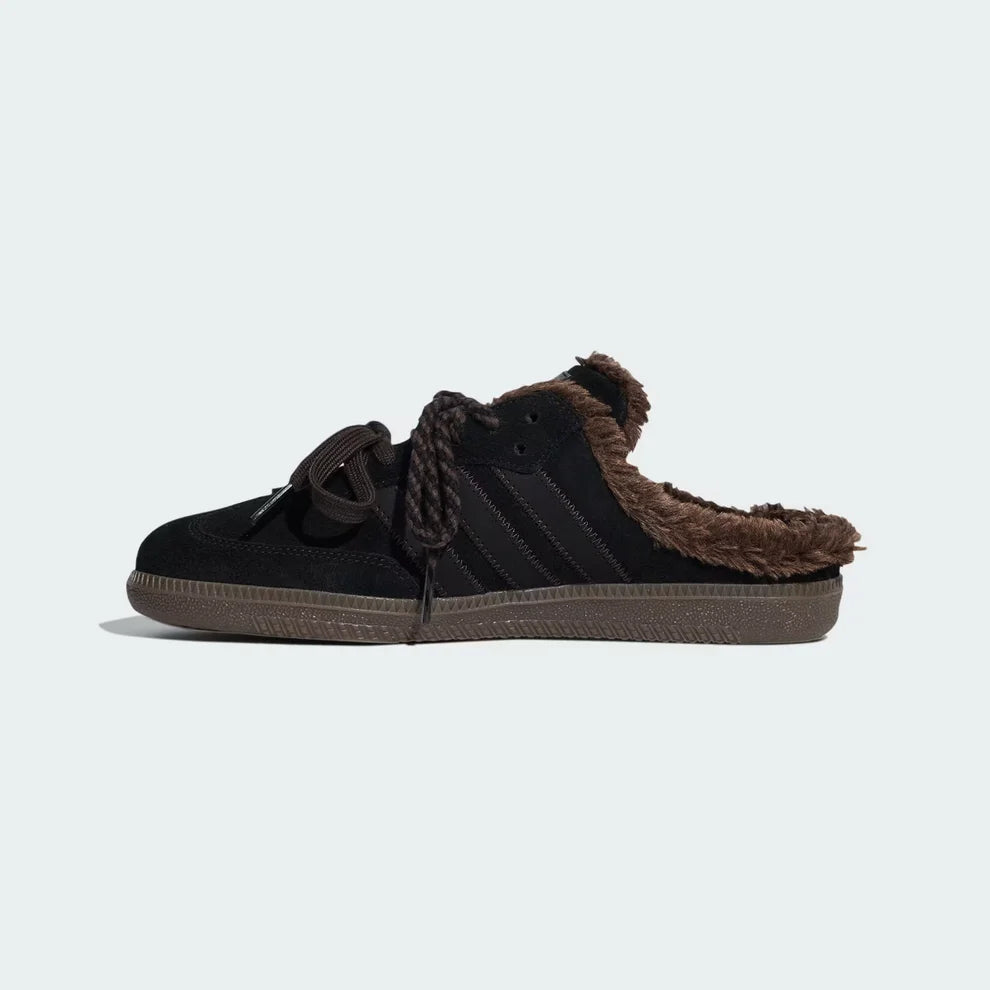 Samba OG Mule Shoes – Black & Dark Brown