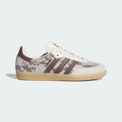 Samba OG Shoes – Cream White & Brown Floral