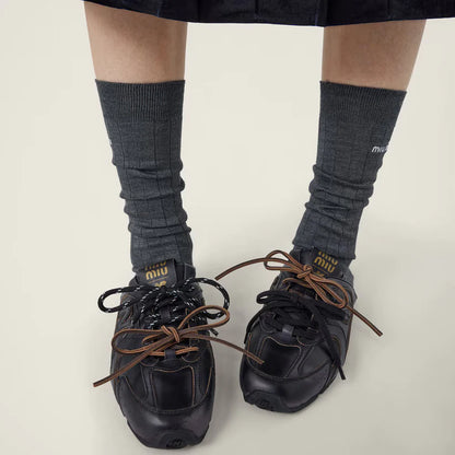 530 SL Mules – Bleached Leather & Gum Sole Black Edition
