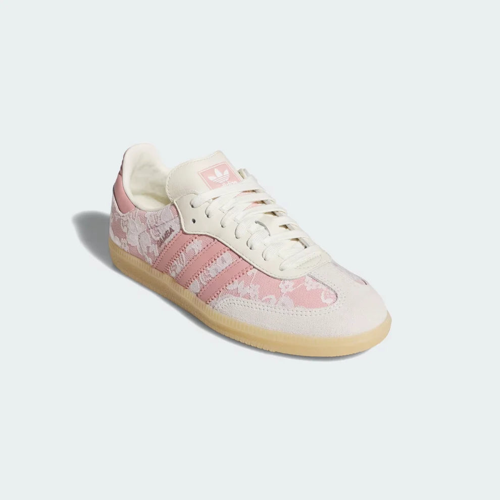 Samba OG Shoes – White &amp; Pink Floral